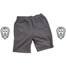 Carica l'immagine nel visualizzatore di Gallery, T.H.G. - GELATO MELT GOD - Men's fleece shorts (BLK / WHT)