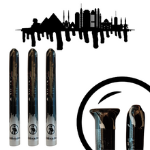 Carica l'immagine nel visualizzatore di Gallery, INTERHASHIONAL - Vangyptian X Cairo - Melting City Glass Tip - Black (6 models)