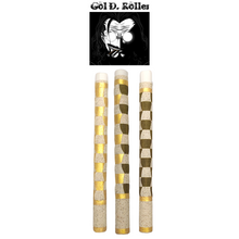 Load image into Gallery viewer, GOL D. ROLLER - PACKABLE WEAVE - GOLD/ WHITE - SKINNY