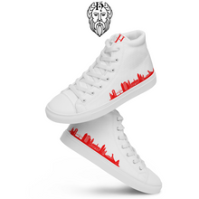 Carica l'immagine nel visualizzatore di Gallery, INTERHASHIONAL - The Hash Gods  X Montreal Melting - high top shoes - White / Red