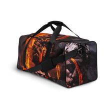Load image into Gallery viewer, T.H.G. - FIRE MELT GOD - Full Print Full Melt Duffle bag