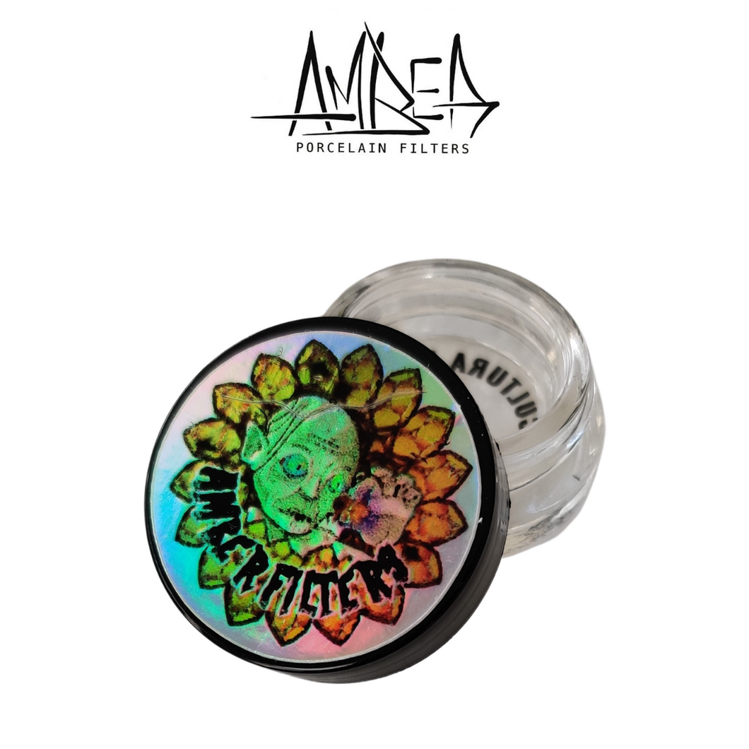 AMBER FILTERS - GLASS CONCENTRATE JAR - 15ml