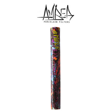 Load image into Gallery viewer, AMBER FILTERS - PORCELAIN TIP - LONG / THICK - PSYCHEDLIC