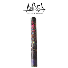 Load image into Gallery viewer, AMBER FILTERS - PORCELAIN TIP - LONG / THICK - PSYCHEDLIC