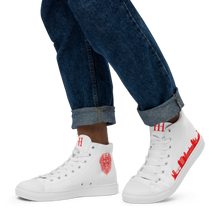 Carica l'immagine nel visualizzatore di Gallery, INTERHASHIONAL - The Hash Gods  X Montreal Melting - high top shoes - White / Red