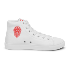 Carica l'immagine nel visualizzatore di Gallery, INTERHASHIONAL - The Hash Gods  X Montreal Melting - high top shoes - White / Red