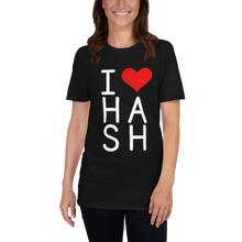 Load image into Gallery viewer, Interhashional - I <3 Hash - Short-Sleeve Unisex T-Shirt (BLK)