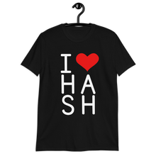 Load image into Gallery viewer, Interhashional - I <3 Hash - Short-Sleeve Unisex T-Shirt (BLK)