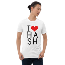 Load image into Gallery viewer, Interhashional - I <3 Hash - Short-Sleeve Unisex T-Shirt (WHT)