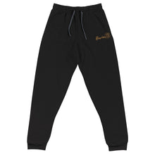 Carica l'immagine nel visualizzatore di Gallery, VANGYPTIAN - Haviar Embroidered - Unisex Joggers - BLK / GLD