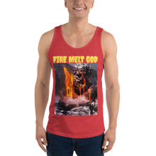 Load image into Gallery viewer, T.H.G. - FIRE MELT GOD - Unisex Tank Top