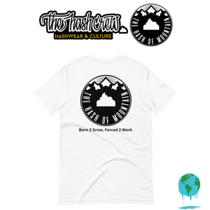 THE HASH CREW - The Hash Of Mountain - T-shirt WHT *WORLD WIDE*