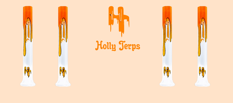 HOLLY TERPS - Glass Tips Full Melt Edition - Transparent / Orange