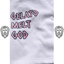 Carregar imagem no visualizador da galeria, T.H.G. - GELATO MELT GOD - Men&#39;s fleece shorts (BLK / WHT)
