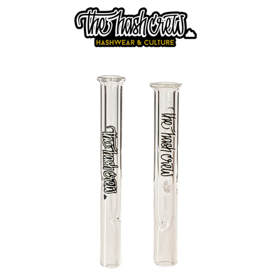 THE HASH CREW - ROUND MOUTHPIECE - COLLECTIBLE GLASS TIP