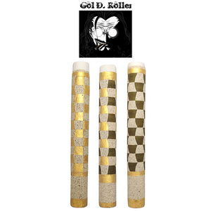 GOL D. ROLLER - PACKABLE WEAVE - GOLD / WHITE - LARGE