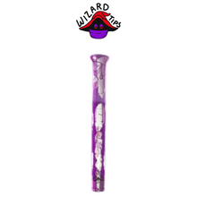 Load image into Gallery viewer, WIZARD TIPS - Flat Glass Tip W/ Purple Crystals
