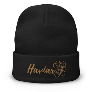 VANGYPTIAN - Haviar - Embroidered Beanie - BLK