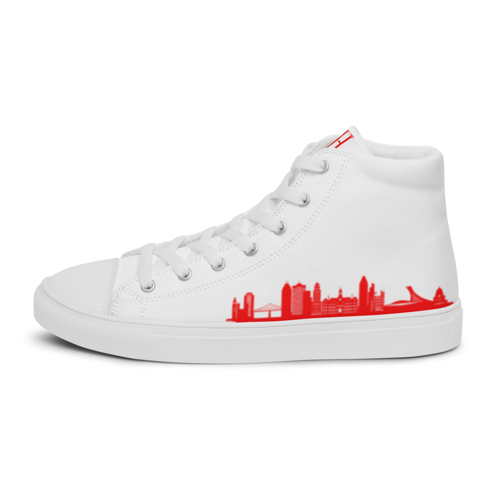 INTERHASHIONAL - The Hash Gods  X Montreal Melting - high top shoes - White / Red