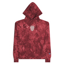 Load image into Gallery viewer, T.H.G. - FIRE MELT GOD - Unisex Champion tie-dye hoodie

