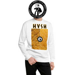 VANGYPTIAN - H VS H - Golden Caviar #1 - Unisex Fleece Pullover - WHT
