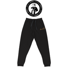 Load image into Gallery viewer, VANGYPTIAN - Haviar Embroidered - Unisex Joggers - BLK / GLD
